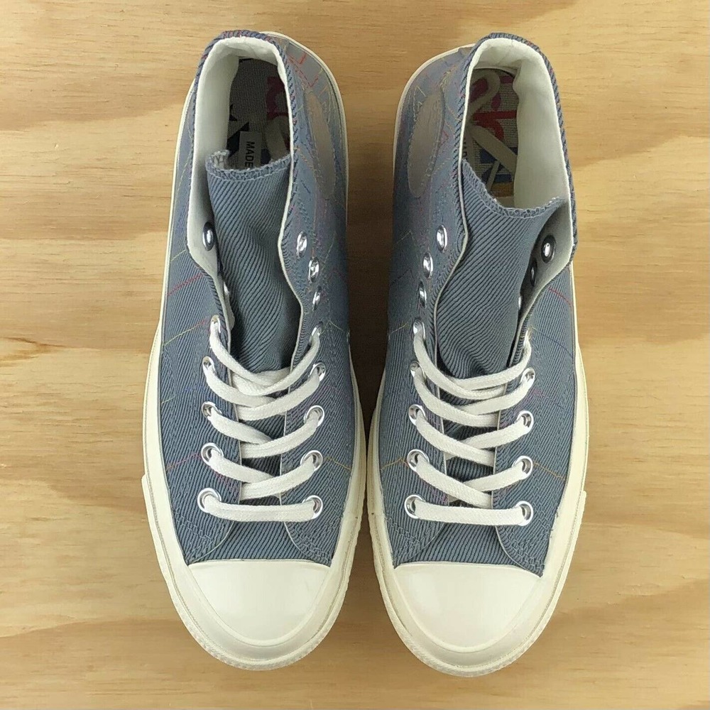 Converse Chuck Taylor 70 High Top Blue Sneakers Sz - Picture 5 of 9